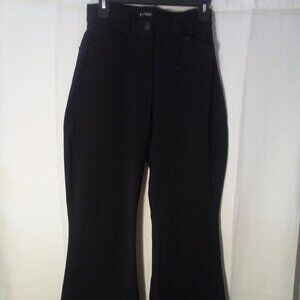 Express Pants Jeggings Women 2S 2 Wide Leg Stretch Black